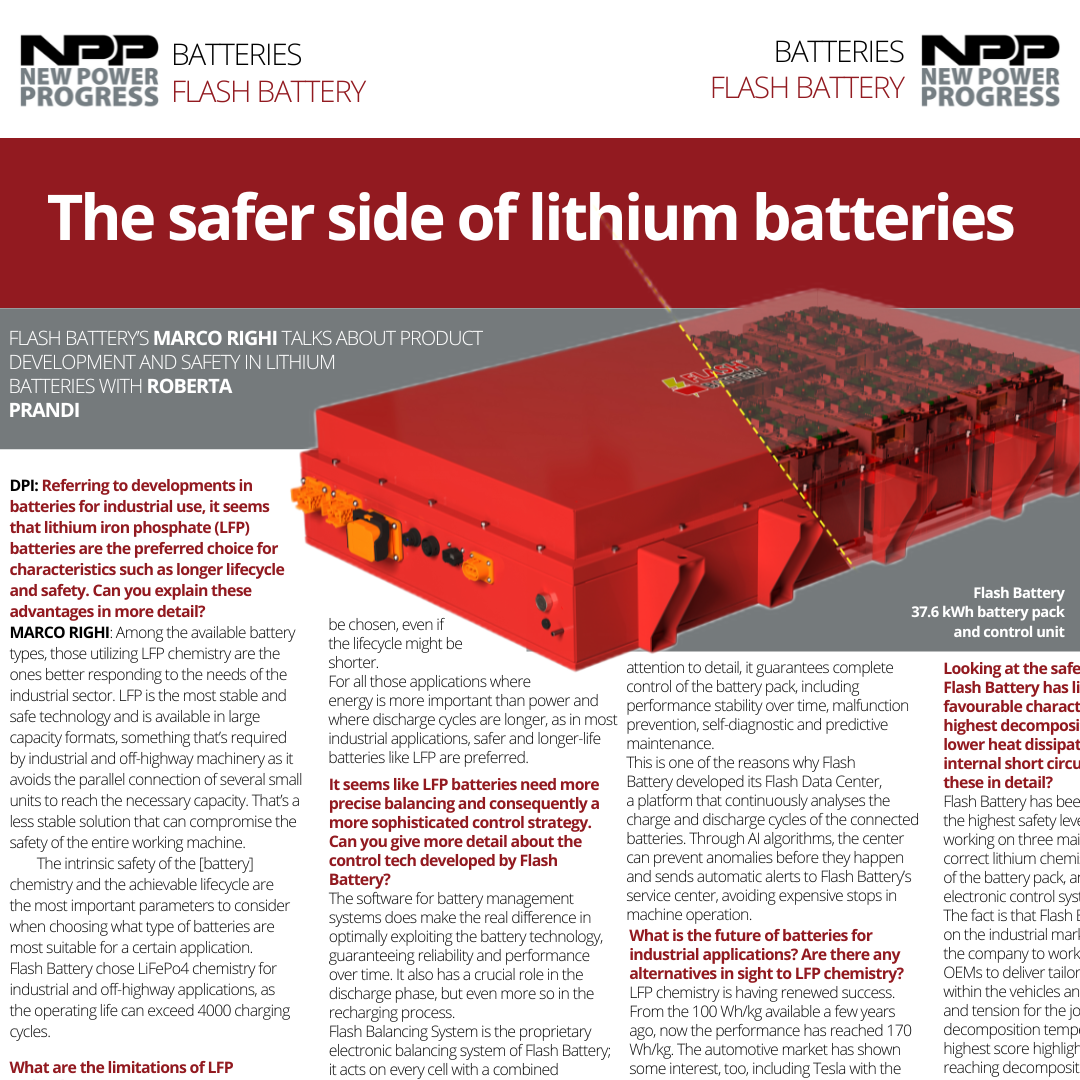 Ecomondo : Marco Righi au sujet des batteries au lithium